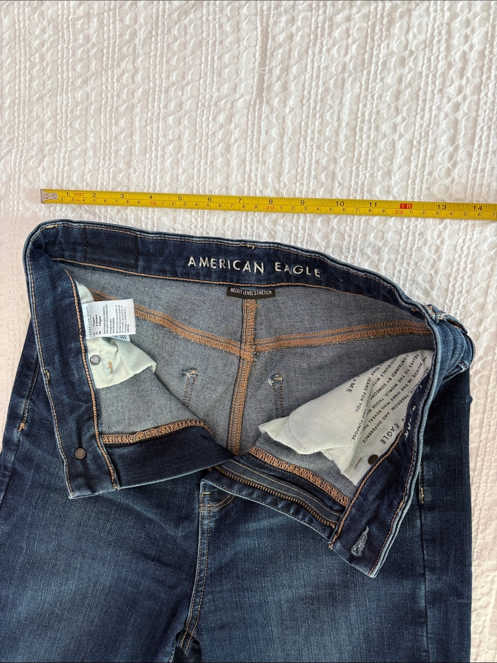 American Eagle Outfitters Curvy Highest Rise Flare Jeans - Picture 3 of 11